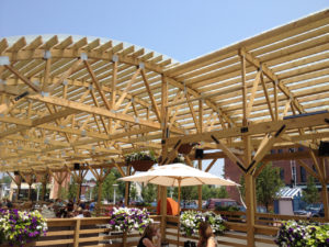 polylit corrugated terrace panels