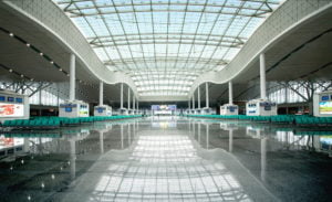 Airport and train station multiwall panel structure