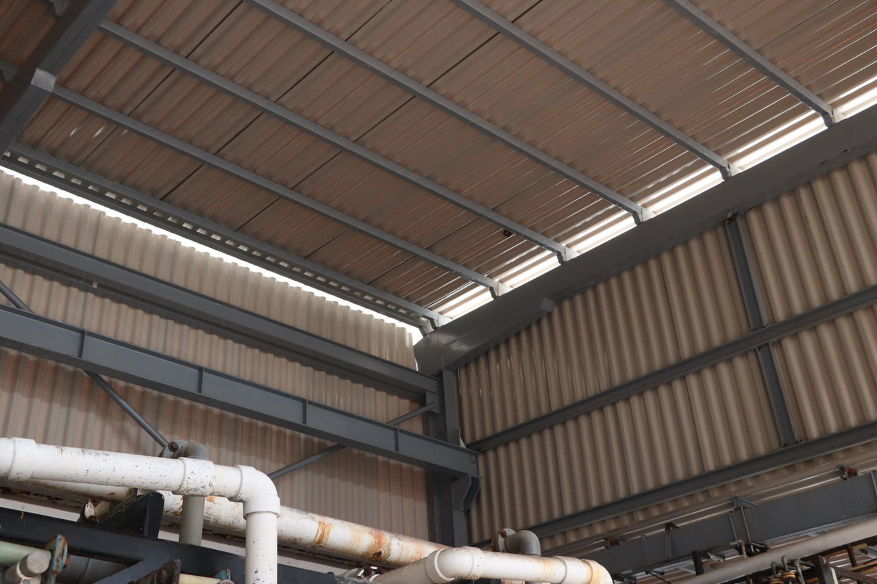 Non-fire rated corrugated panels