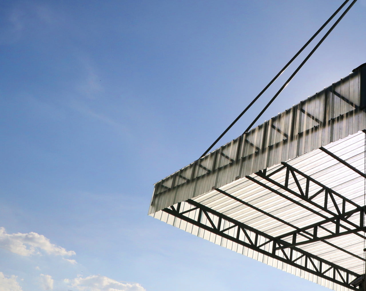 transparent FRP panel roofing